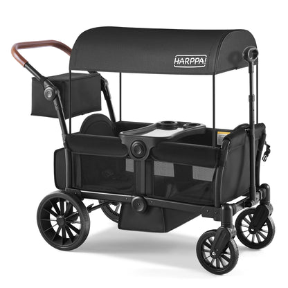 Baby Stroller Wagon, Lightweight Folding Adjustable 2-Seat/4-Seat Travel Stroller