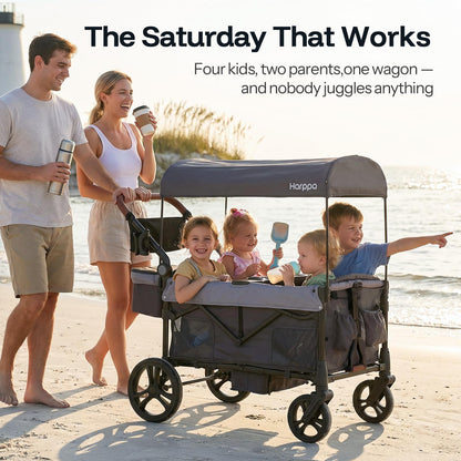 Baby Stroller Wagon, Lightweight Folding Adjustable 2-Seat/4-Seat Travel Stroller